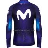 Maglia 2023 Movistar Team Manica Lunga Blu